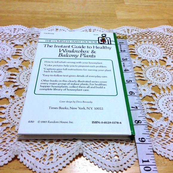 3 for $10 book sale! Vintage Gardening Book, Window Box & Balcony Plants - Picture 2 of 7